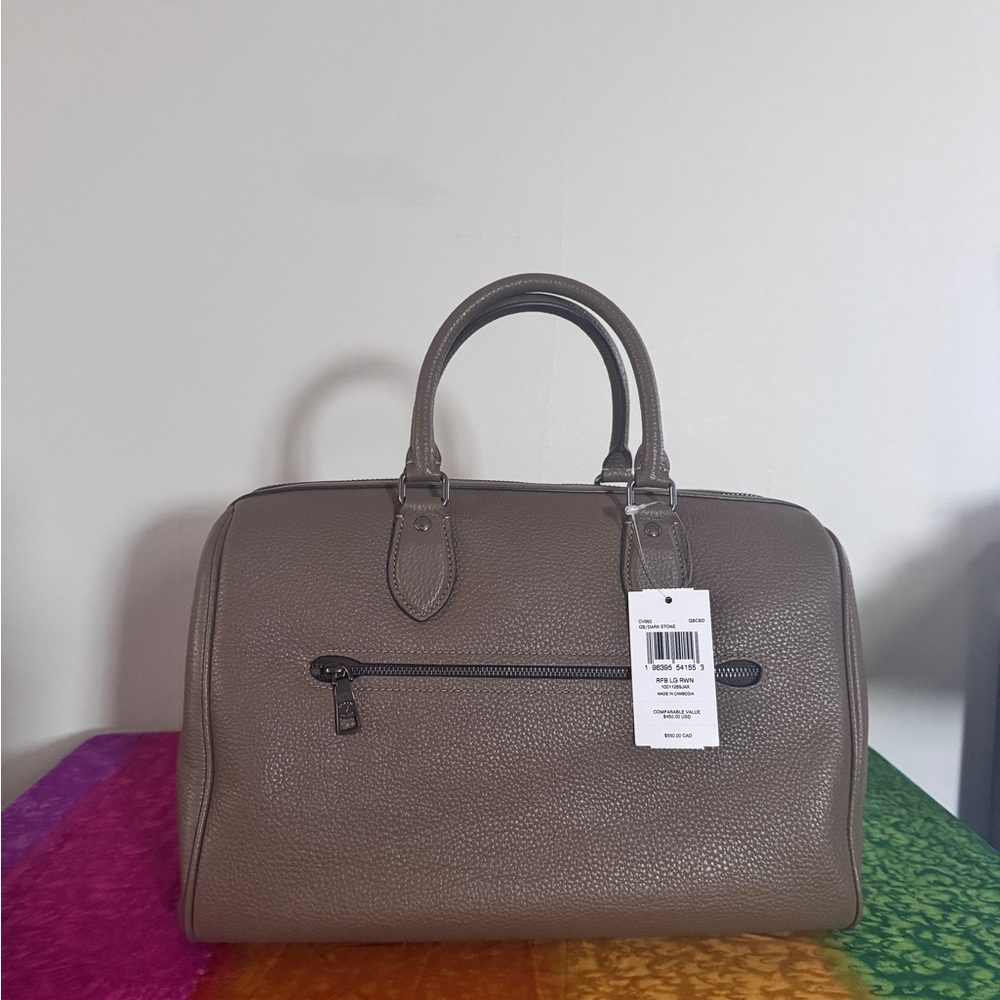 🤎BRAND NEW Coach Rowan Large Satchel Bag soft leather🤎 - Picture 12 of 16